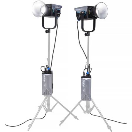 Nanlite FC-500B 2KIT - zestaw, 2 lampy FC-500B Bi-Color, z walizką i akcesoriami, 2700-6500K, CRI 96, 520W_1